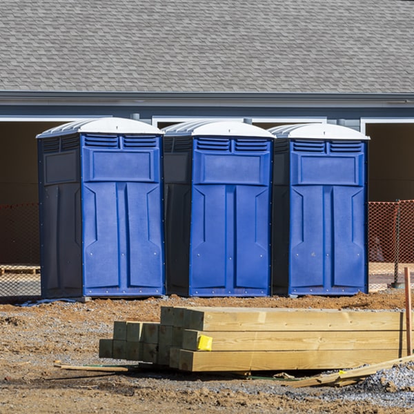 are there any restrictions on where i can place the porta potties during my rental period in Portsmouth